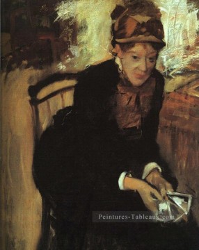 Portrait de Mary Cassatt Edgar Degas Peinture à l'huile